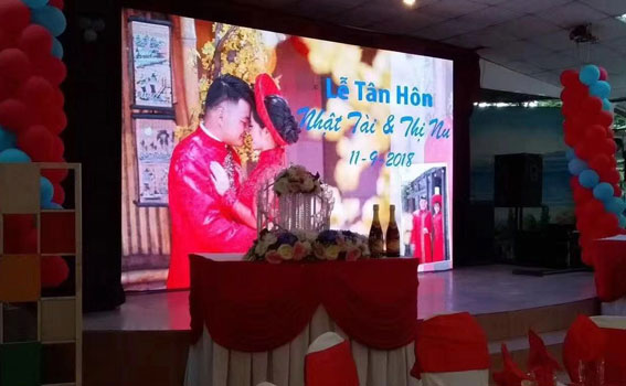 越南婚慶LED顯示屏